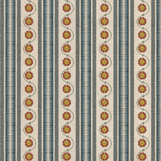 Made To Measure Roman Blinds Indira Stripe Denim Cinnamon Made To Measure Roman Blinds Indira Stripe Denim Cinnamon