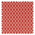 Swatch of Botanical Trellis Bengal Red