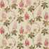 Chestnut Tree Coral/Bayleaf Fabric by Sanderson