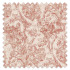 Swatch of Fringed Tulip Toile Putty