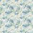 Poets Garden Teal/Indigo Fabric by Sanderson
