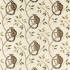 Ringtailed Lemur Olive Fabric by Sanderson