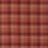 Samphrey Check Russet Fabric by Sanderson