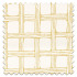 Swatch of Fretwork Print Honey