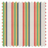 Swatch of Helter Skelter Stripe Navy/Poppy/Apricot/Gecko