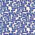 Meander Lapis/Spinel Fabric by Harlequin