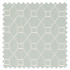 Swatch of Baroque Trellis Wegdwood/Chalk