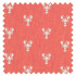 Swatch of Cromer Embroidery Coral