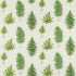 Fernery Embroidery Botanical Green Fabric by Sanderson