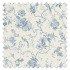 Swatch of Pillemont Toile Ivory/China Blue
