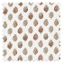 Swatch of Pine Cones Briarwood/Cream