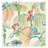 Swatch of Rain Forest Embroidery Tropical