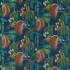 Rain Forest Embroidery Tropical Night Fabric by Sanderson