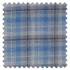 Swatch of Samphrey Check Indigo/China