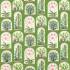 Terrariums Botanical Green Fabric by Sanderson