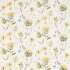 Thistle Garden Ochre/Olive Fabric by Sanderson
