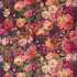 Very Rose And Peony Wild Plum Fabric by Sanderson