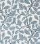 Sweet Bay Print Indigo Fabric by Scion