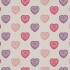 Sweet Heart Pink/Purple Fabric by Harlequin