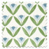 Swatch of Tulip Trellis Print Coast Blue