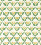 Tulip Trellis Print Honey Fabric by Scion