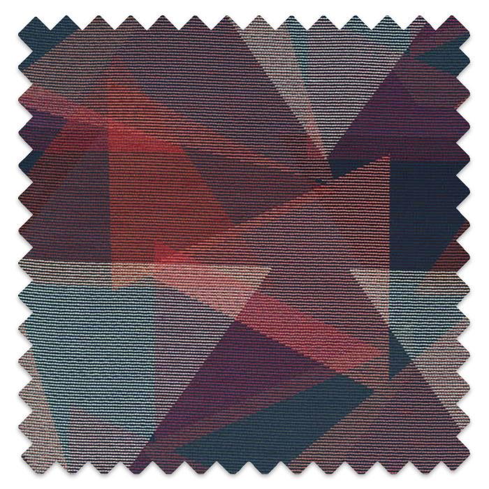 Swatch of Adaxial Ink/Tulip/Coral