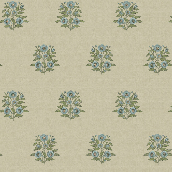 Alscot Duck Egg Fabric by Chess
