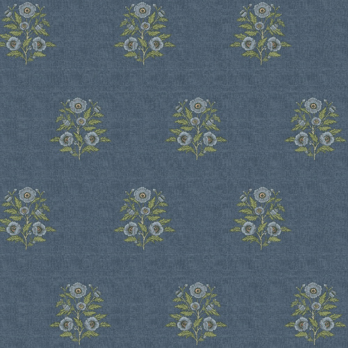 Alscot Indigo Fabric by Chess