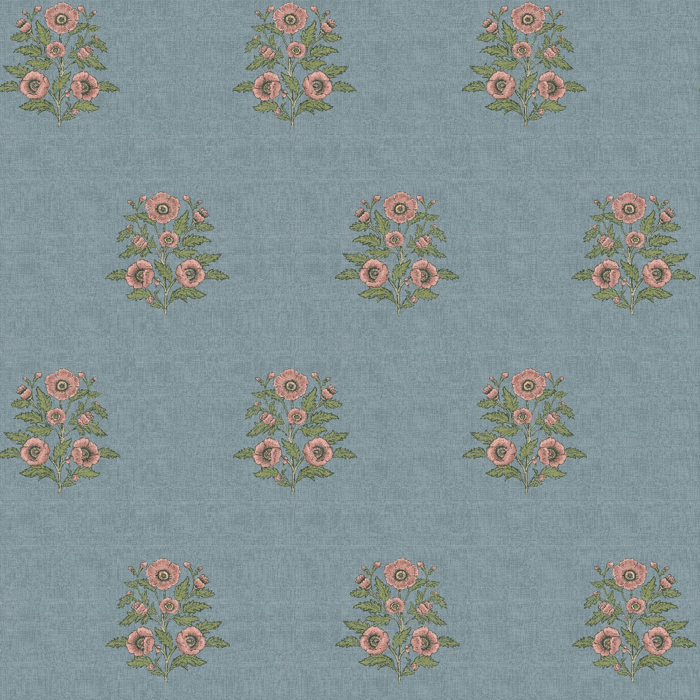 Alscot Rose Fabric by Chess