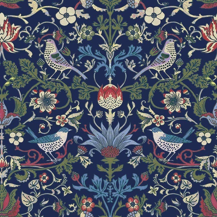 Audley Caspian Fabric by Chess