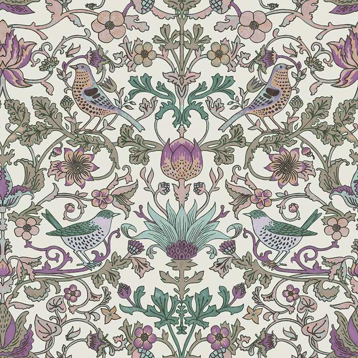 Audley Heather Fabric by Chess