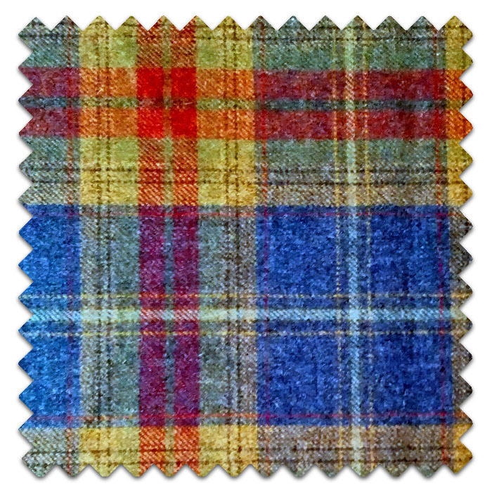 Swatch of Balmoral Thistle Blue