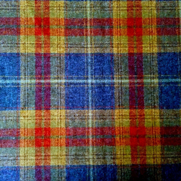 Balmoral Thistle Blue Fabric by Chess