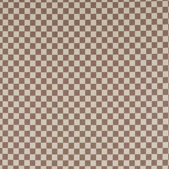 Blenets Check Mini Chocolate Fabric by Harlequin