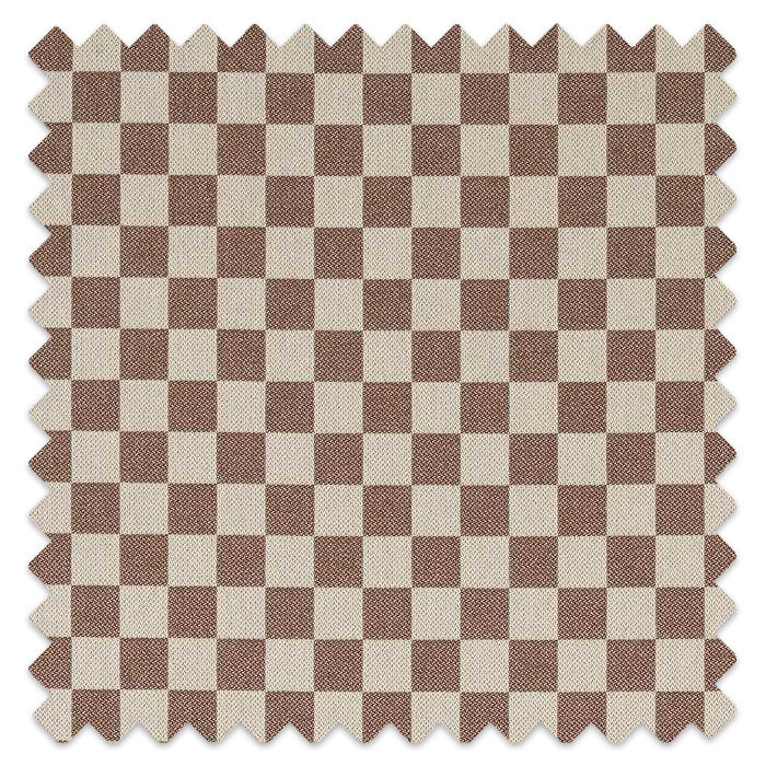 Swatch of Blenets Check Mini Chocolate