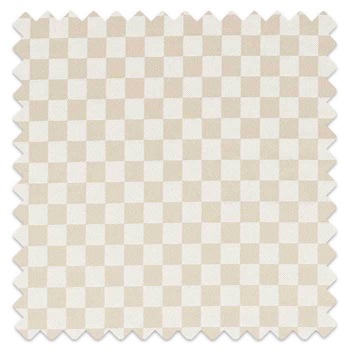 Swatch of Blenets Check Mini Oatmeal