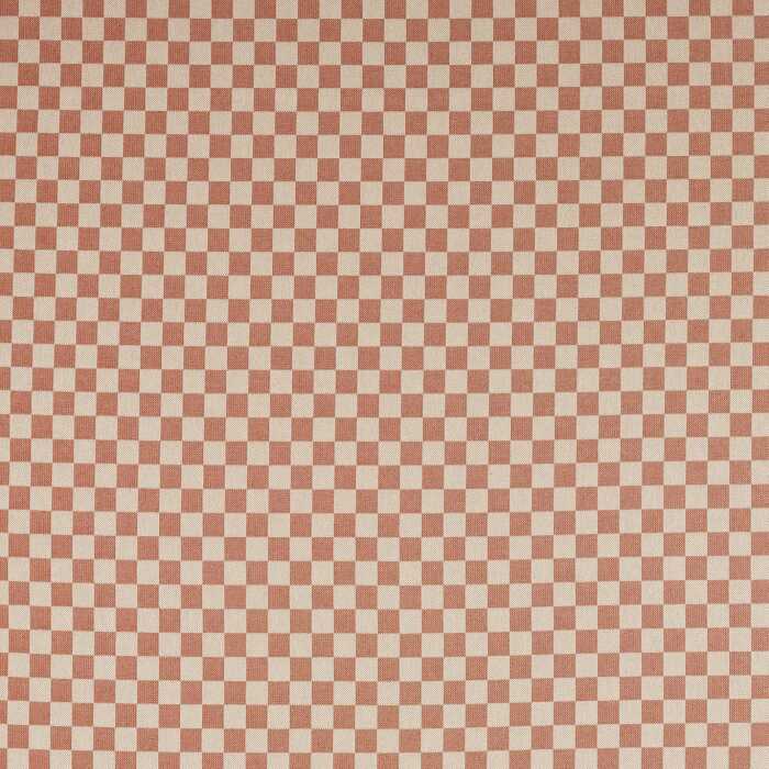 Blenets Check Mini Terracotta Fabric by Harlequin