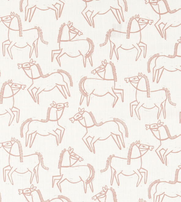 Canter Print Dawn Pink Fabric