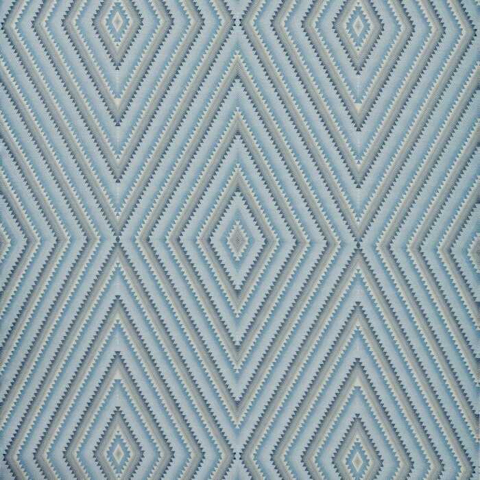 Dazzle Woad Fabric by Sanderson
