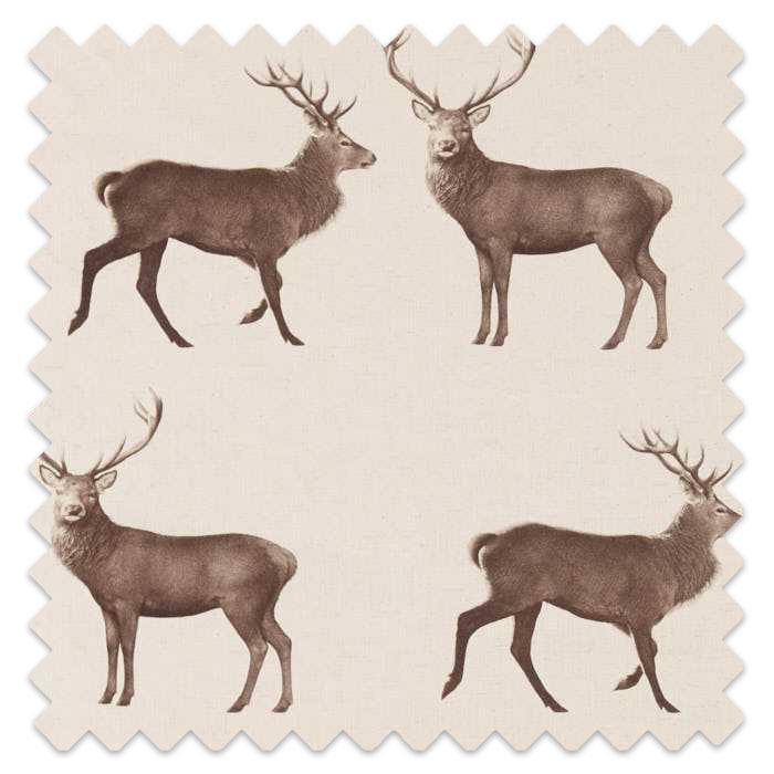 Swatch of Evesham Deer Linen/Chalk