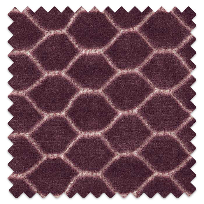 Swatch of Faraday Velvet Plum