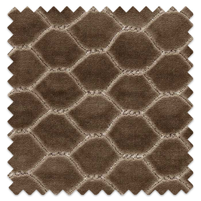 Swatch of Faraday Velvet Walnut