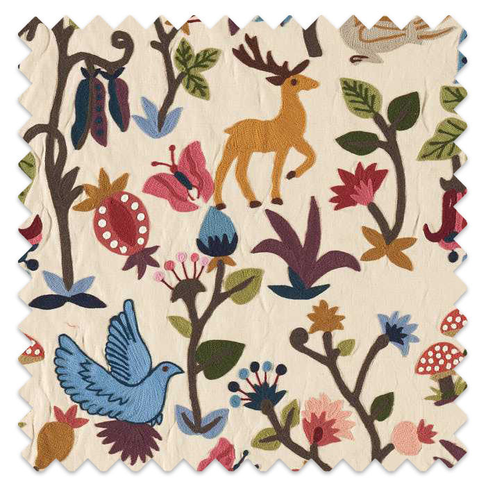 Swatch of Forest Of Dean Mulberry/Multi