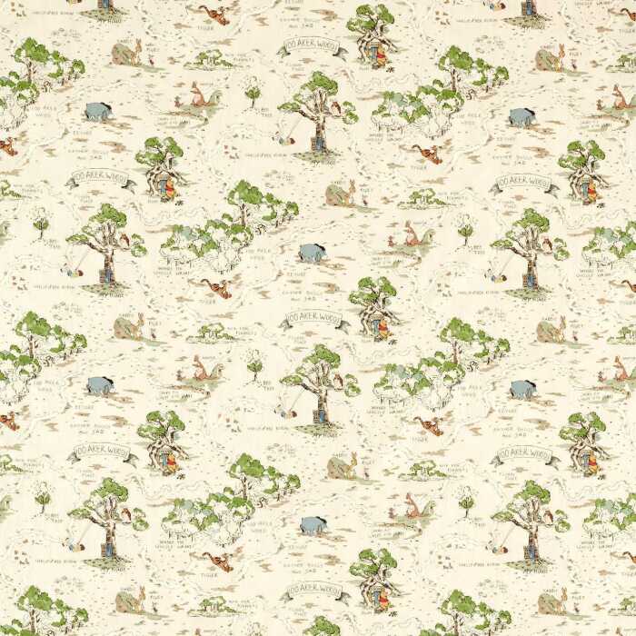 Hundred Acre Wood Cashew Fabric by Sanderson