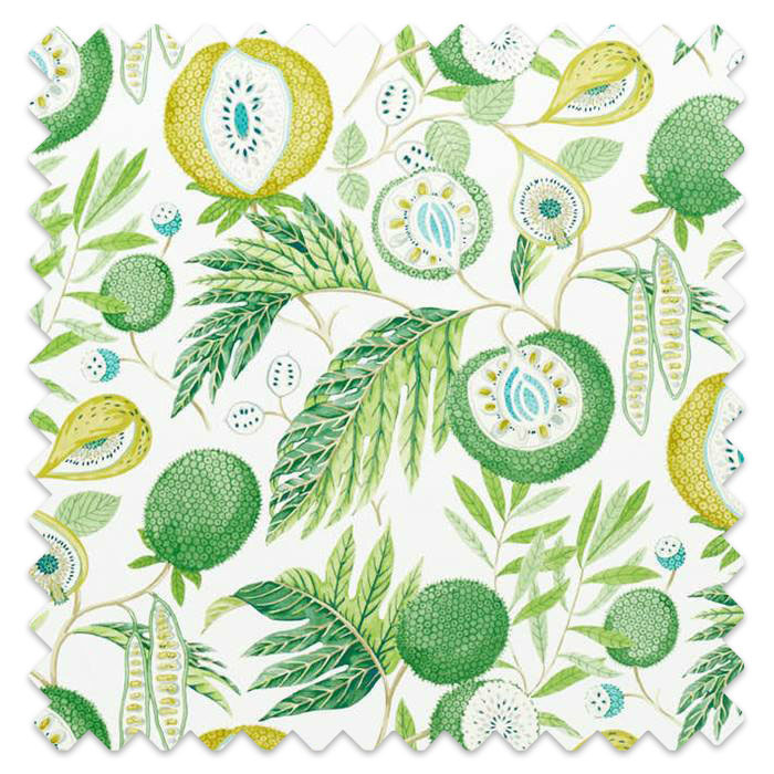 Swatch of Jackfruit Botanical Green