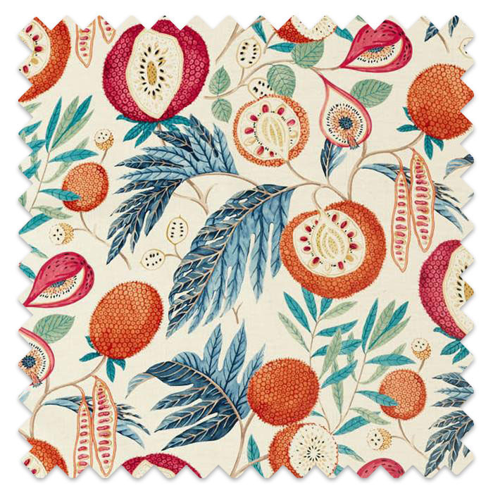 Swatch of Jackfruit Indigo/Rambutan