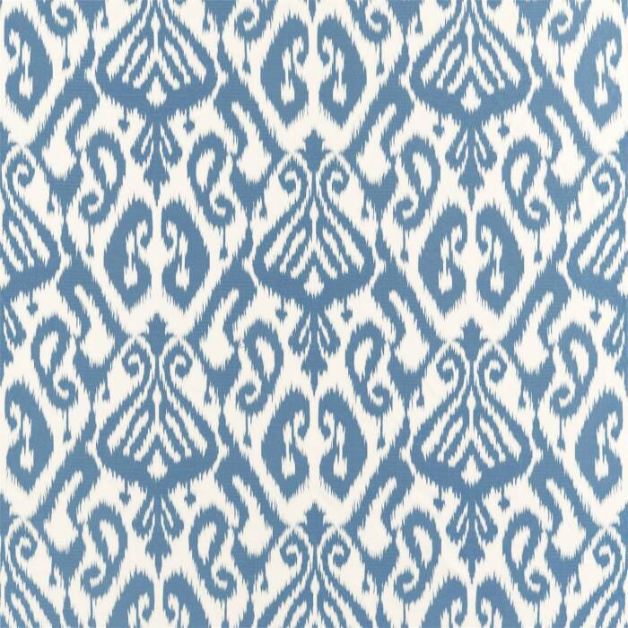 Kasuri Weave Indigo Fabric by Sanderson