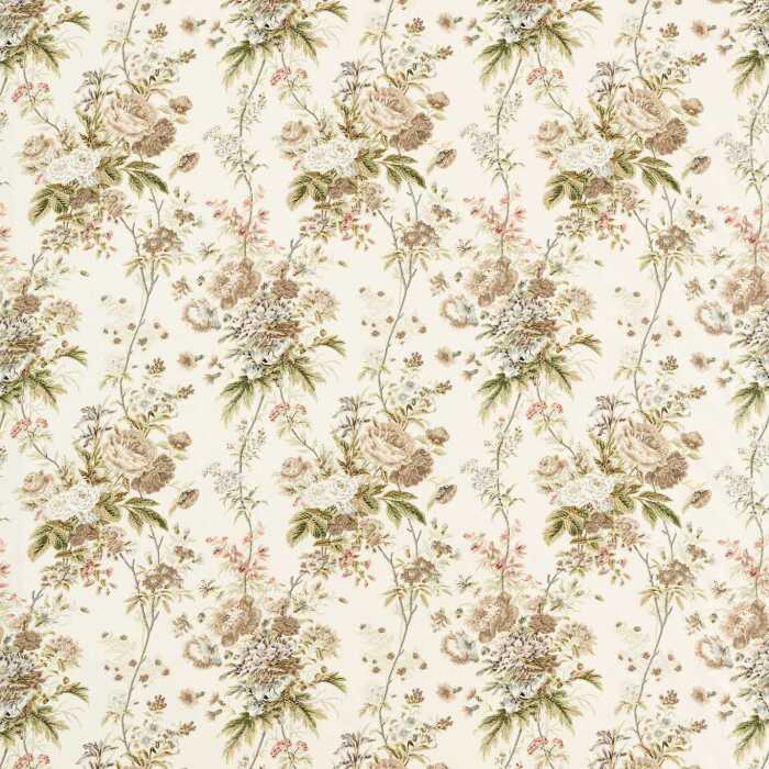 Lakeland Paradis Walnut Fabric by Sanderson