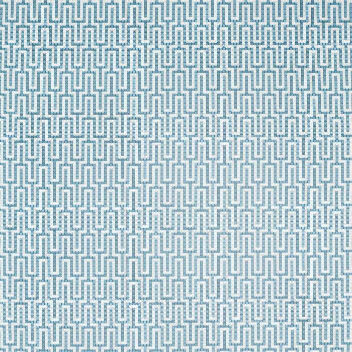 Linnean Crusoe Blue Fabric by Sanderson