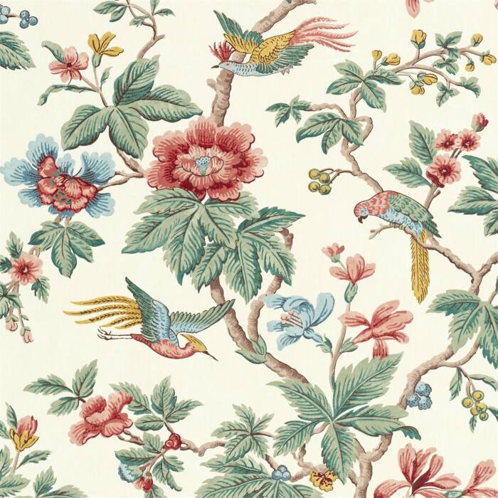 Lophura Chintz Fabric by Sanderson